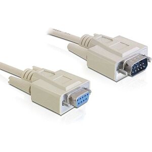 DeLock Kabel RS-232 sériový Sub-D9 konektor/zdířka 3 m, černá DeLock Kabel RS-232 sériový Sub-D9 konektor/zdířka 3 m, černá