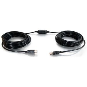 C2G Legrand 38998 USB-Verlängerungskabel, langes USB-A-auf-B-Kabel, schwarzes Plug-and-Play-Kabel, 12 m, 1 Stück C2G Legrand 38998 USB-Verlängerungskabel, langes USB-A-auf-B-Kabel, schwarzes Plug-and-Play-Kabel, 12 m, 1 Stück