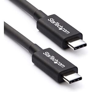 StarTech.com 2m pasivní Thunderbolt 3 kabel, 20 Gbps, 100W PD, 4K video, Thunderbolt kabel, kompatibilní s USB4/DP Alt Mode, Thunderbolt 4, USB 3.2/typ C (TBLT3MM2M) StarTech.com 2m pasivní Thunderbolt 3 kabel, 20 Gbps, 100W PD, 4K video, Thunderbolt kabel, kompatibilní s USB4/DP Alt Mode, Thunderbolt 4, USB 3.2/typ C (TBLT3MM2M)