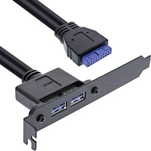 InLine 33390C záslepka USB 3. 0, 2x USB zdířka na interní připojení základní desky, 0,5 m, 1 kus InLine 33390C záslepka USB 3. 0, 2x USB zdířka na interní připojení základní desky, 0,5 m, 1 kus
