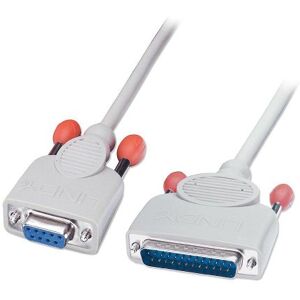 LINDY 30293 Sériový kabel tiskárny 9 pólů spojka/25pól. konektor 2 m, šedý LINDY 30293 Sériový kabel tiskárny 9 pólů spojka/25pól. konektor 2 m, šedý