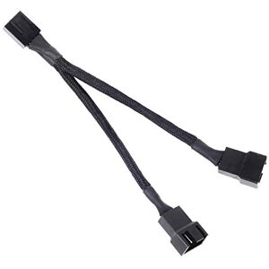 Silverstone 40102 SST-CPF01 10 cm PWM ventilátor Splitter kabel pro 2 ventilátory, černý leevt Silverstone 40102 SST-CPF01 10 cm PWM ventilátor Splitter kabel pro 2 ventilátory, černý leevt