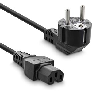 InLine Síťový kabel, ochranný kontakt zahnutý na zástrčku pro ohřívače C15 (IEC-60320) rovný, typ H05RN-F, černý, 3 m, 16810E InLine Síťový kabel, ochranný kontakt zahnutý na zástrčku pro ohřívače C15 (IEC-60320) rovný, typ H05RN-F, černý, 3 m, 16810E