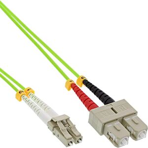 InLine 88638Q LWL Duplex kabel, LC/SC, 50/125µm, OM5, 25m InLine 88638Q LWL Duplex kabel, LC/SC, 50/125µm, OM5, 25m