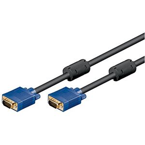 Goobay 93370 VGA na VGA kabel 5 m / kabel k monitoru / Full HD SVGA kabel k obrazovce / VGA konektor 15 pólů pozlacený / 2x kabel k monitorování feritového jádra / modrá / 5 metrů Goobay 93370 VGA na VGA kabel 5 m / kabel k monitoru / Full HD SVGA kabel k obrazovce / VGA konektor 15 pólů pozlacený / 2x kabel k monitorování feritového jádra / modrá / 5 metrů