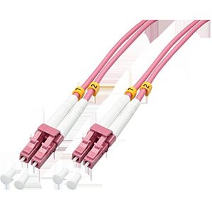 LINDY 46343 LWL-Duplexkabel LC/LC OM4 5m Rosa LINDY 46343 LWL-Duplexkabel LC/LC OM4 5m Rosa