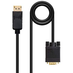 Nano Cable Nanocable 10.15.4403 DisplayPort zu VGA Konverterkabel, DisplayPort/M-VGA/M, schwarz, 3.0 mts Nano Cable Nanocable 10.15.4403 DisplayPort zu VGA Konverterkabel, DisplayPort/M-VGA/M, schwarz, 3.0 mts