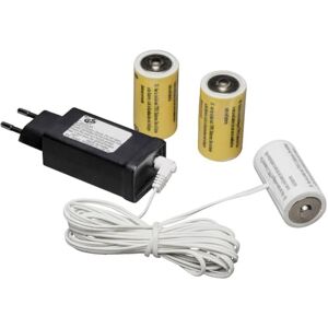 Konstsmide Síťový adaptér pro baterie s 3 x C 1,5V bateriemi, 4,5 V, bílý kabel 5173-000 Konstsmide Síťový adaptér pro baterie s 3 x C 1,5V bateriemi, 4,5 V, bílý kabel 5173-000