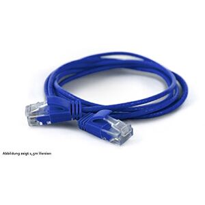 Wantec Wire Extra tenký propojovací kabel CAT.6 UTP, délka 0,1 m, modrý Wantec Wire Extra tenký propojovací kabel CAT.6 UTP, délka 0,1 m, modrý