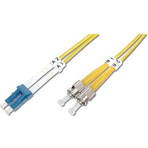 Digitus DK-2931-03 – optický kabel OS2 – 3 m – LC na ST – Duplex LWL kabel – 1/10 Gbit/s – SM Singlemode optický kabel LAN – typ vlákna: 9/125 µ – žlutá (žlutá) Digitus DK-2931-03 – optický kabel OS2 – 3 m – LC na ST – Duplex LWL kabel – 1/10 Gbit/s – SM Singlemode optický kabel LAN – typ vlákna: 9/125 µ – žlutá (žlutá)