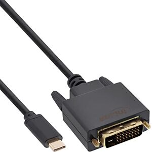 InLine 64132 USB displej kabel, USB typ C konektor k DVI konektor (DP Alt Mode), černý, 2 m InLine 64132 USB displej kabel, USB typ C konektor k DVI konektor (DP Alt Mode), černý, 2 m