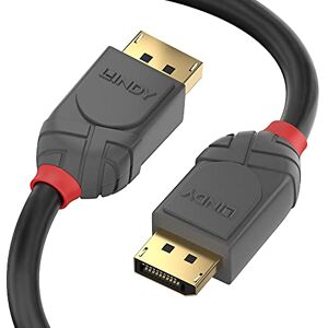 LINDY 36484 5m DisplayPort 1.4 Kabel, Anthra Line LINDY 36484 5m DisplayPort 1.4 Kabel, Anthra Line