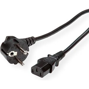 ROLINE Síťový kabel, rovná IEC zásuvka, černá, 1,8 m ROLINE Síťový kabel, rovná IEC zásuvka, černá, 1,8 m