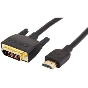 Amazon Basics AmazonBasics, Kabel adaptéru HDMI-to-DVI, (nejnovější standard) -1,83 m, (Není určeno pro připojení ke konektorům SCART nebo VGA) Amazon Basics AmazonBasics, Kabel adaptéru HDMI-to-DVI, (nejnovější standard) -1,83 m, (Není určeno pro připojení ke konektorům SCART nebo VGA)