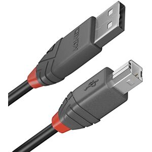 LINDY 36676 7. 5m USB 2. 0 typ A na B kabel antracit LINDY 36676 7. 5m USB 2. 0 typ A na B kabel antracit