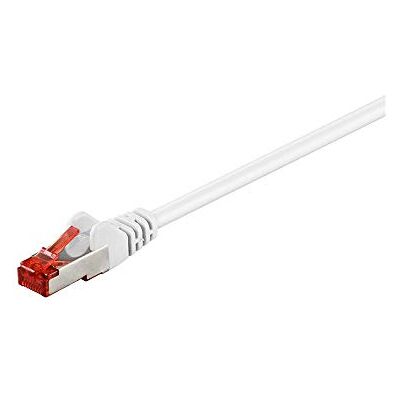 Goobay 93503 CAT 6 propojovací kabel, S/FTP (PiMF), bílý – LSZH bez halogenů, měď Goobay 93503 CAT 6 propojovací kabel, S/FTP (PiMF), bílý – LSZH bez halogenů, měď