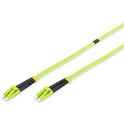 Digitus DK-2533-01-5 – kabel z optických vláken OM5 – 1 m – LC na LC – Duplex LWL kabel – 1/10/40/100 Gbit/s – MM Multimode optické vlákno LAN kabel – typ vlákna: 50/125 µ – limetková zelená (Lime Digitus DK-2533-01-5 – kabel z optických vláken OM5 – 1 m – LC na LC – Duplex LWL kabel – 1/10/40/100 Gbit/s – MM Multimode optické vlákno LAN kabel – typ vlákna: 50/125 µ – limetková zelená (Lime