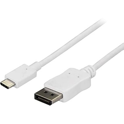 StarTech.com USB-C auf DisplayPort Adapterkabel USB Type-C Konverter für MacBook Chromebook Pixel DisplayPort-Kabel M bis M 1.83 m weiß StarTech.com USB-C auf DisplayPort Adapterkabel USB Type-C Konverter für MacBook Chromebook Pixel DisplayPort-Kabel M bis M 1.83 m weiß