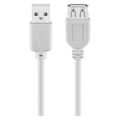 Goobay USB 2. 0 Prodlužovací kabel AA HiSpeed šedý 1. 8 m Goobay USB 2. 0 Prodlužovací kabel AA HiSpeed šedý 1. 8 m