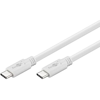 Goobay 67193 USB C kabel 0,5 m 3. 2 Gen. 1 / 60W kabel k mobilnímu telefonu / USB C na USB C nabíjecí kabel 5 Gbits SuperSpeed / USB typ C mobilní telefon Samsung Xiaomi Sony / bílý / 0,5 metru Goobay 67193 USB C kabel 0,5 m 3. 2 Gen. 1 / 60W kabel k mobilnímu telefonu / USB C na USB C nabíjecí kabel 5 Gbits SuperSpeed / USB typ C mobilní telefon Samsung Xiaomi Sony / bílý / 0,5 metru