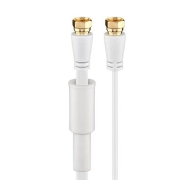 Goobay 67298 plochý SAT anténní kabel (80 dB), 2x stíněný, chráněný proti povětrnostním vlivům, pozlacený, konektor F > konektor F (plně stíněný) Goobay 67298 plochý SAT anténní kabel (80 dB), 2x stíněný, chráněný proti povětrnostním vlivům, pozlacený, konektor F > konektor F (plně stíněný)