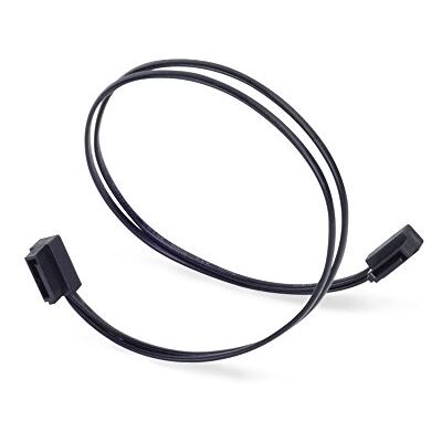 Silverstone Technology CP11B-300 300 mm Ultratenký 6 Gb/s boční 90stupňový SATA kabel s uživatelsky definovanými konektory low-profile, SST-CP11B-300 Silverstone Technology CP11B-300 300 mm Ultratenký 6 Gb/s boční 90stupňový SATA kabel s uživatelsky definovanými konektory low-profile, SST-CP11B-300