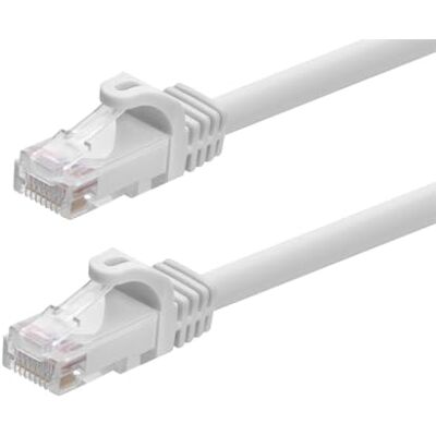 Monoprice Cat6 ethernetový patch kabel – RJ45, spletený, 550 MHz, UTP, čistě holý měděný drát, 24 AWG, 15 m, bílý – řada Flexboot Monoprice Cat6 ethernetový patch kabel – RJ45, spletený, 550 MHz, UTP, čistě holý měděný drát, 24 AWG, 15 m, bílý – řada Flexboot
