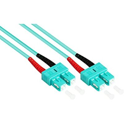Good Connections propojovací kabel LWL Duplex OM3 (Multimode, 50/125) SC/SC, 20 m, ® Good Connections propojovací kabel LWL Duplex OM3 (Multimode, 50/125) SC/SC, 20 m, ®