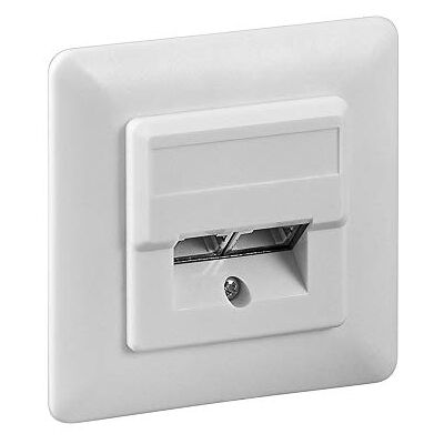 Goobay CAT 5 Unterputzdose 2 x RJ45 geschirmt Anschluss Goobay CAT 5 Unterputzdose 2 x RJ45 geschirmt Anschluss