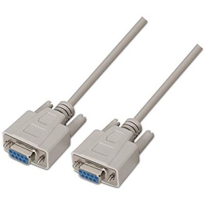 AISENS A112 – 0066 – Kabel seriell RS232 (DB9/h-db9/H, 1.8 m, für Geräte von Mitteilung ausgestattet mit seriellen) beige AISENS A112 – 0066 – Kabel seriell RS232 (DB9/h-db9/H, 1.8 m, für Geräte von Mitteilung ausgestattet mit seriellen) beige