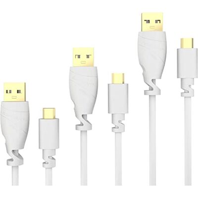 KabelDirekt – Micro USB kabel – 3 x 1,5 m (USB 2. 0, nabíjecí kabel, datový kabel, bílý) – TOP série KabelDirekt – Micro USB kabel – 3 x 1,5 m (USB 2. 0, nabíjecí kabel, datový kabel, bílý) – TOP série