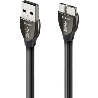 AudioQuest 0,75 m Carbon Micro USB 3. 0 USB kabel 0,75 m, USB A na Micro USB B, černý AudioQuest 0,75 m Carbon Micro USB 3. 0 USB kabel 0,75 m, USB A na Micro USB B, černý