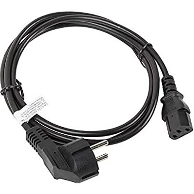 Lanberg CA-C13C-10CC-0018-BK CEE 7/7 Shuko zástrčka na Iec 320 C13 zdířka síťový kabel, 1,8 m černá Lanberg CA-C13C-10CC-0018-BK CEE 7/7 Shuko zástrčka na Iec 320 C13 zdířka síťový kabel, 1,8 m černá