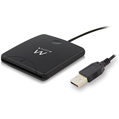 Ewent Čtečka karet Smart Card čtečka karet a ID karet USB přípojka kompatibilní s PC/SC a WHQL, černá Ewent Čtečka karet Smart Card čtečka karet a ID karet USB přípojka kompatibilní s PC/SC a WHQL, černá