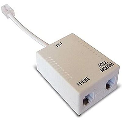 Waytex 39309 Filter ADSL RJ45 auf Kabel 2 x RJ11 0,10 m beige Waytex 39309 Filter ADSL RJ45 auf Kabel 2 x RJ11 0,10 m beige