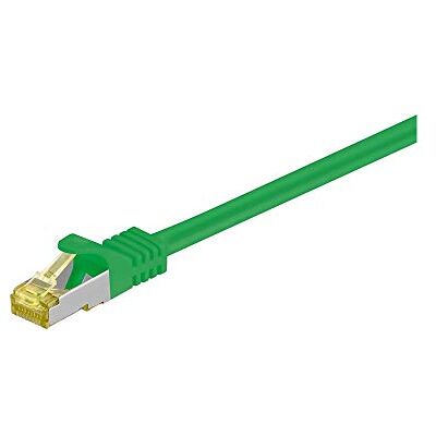Goobay 91613 RJ45 patch kabel CAT 6A S/FTP (PiMF) s CAT 7 surovým kabelem / 500 MHz síťový kabel / internetový kabel RJ 45 konektor / LAN kabel / zelený 3m Goobay 91613 RJ45 patch kabel CAT 6A S/FTP (PiMF) s CAT 7 surovým kabelem / 500 MHz síťový kabel / internetový kabel RJ 45 konektor / LAN kabel / zelený 3m