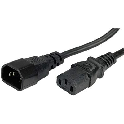 ROLINE Spojovací kabel k přístroji, IEC 320 C14 C13, černý, 1 m ROLINE Spojovací kabel k přístroji, IEC 320 C14 C13, černý, 1 m
