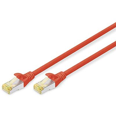 Digitus LAN kabel Cat 6A – 7 m – S/FTP nádobí – 10 Gbit/s – 500 MHz – PoE++ – AWG 26/7 – LSZH – RJ45 síťový kabel – propojovací kabel – kompatibilní s Cat6 a Cat7 – červený Digitus LAN kabel Cat 6A – 7 m – S/FTP nádobí – 10 Gbit/s – 500 MHz – PoE++ – AWG 26/7 – LSZH – RJ45 síťový kabel – propojovací kabel – kompatibilní s Cat6 a Cat7 – červený