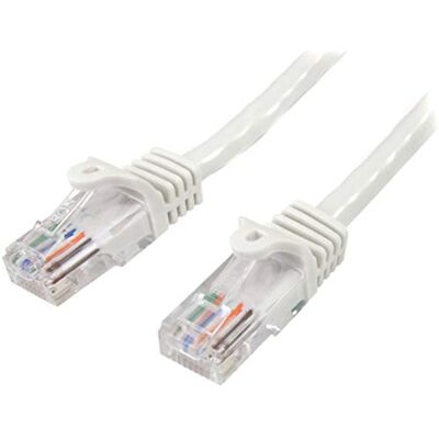 StarTech.com 5m Cat5e Ethernet Netzwerkkabel Snagless mit RJ45 Cat 5e UTP Kabel Weiß StarTech.com 5m Cat5e Ethernet Netzwerkkabel Snagless mit RJ45 Cat 5e UTP Kabel Weiß