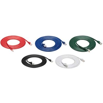Amazon Basics Ethernetový kabel Cat6, chráněný proti zlomení, RJ45, 3 m, 5 kusů, černá/červená/modrá/bílá/zelená Amazon Basics Ethernetový kabel Cat6, chráněný proti zlomení, RJ45, 3 m, 5 kusů, černá/červená/modrá/bílá/zelená