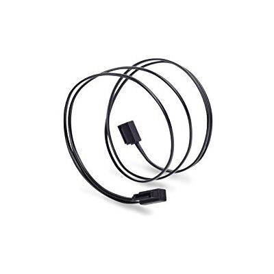 Silverstone SST-CP11-500 SATA III 6 Gbps kabel, ultra tenký, o 90° úhlové přípojky, 50 cm, černý Silverstone SST-CP11-500 SATA III 6 Gbps kabel, ultra tenký, o 90° úhlové přípojky, 50 cm, černý