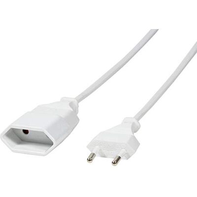 LogiLink CP125 síťový kabel Euro CEE 7/16 zástrčka do zásuvky, 1 m bílý LogiLink CP125 síťový kabel Euro CEE 7/16 zástrčka do zásuvky, 1 m bílý