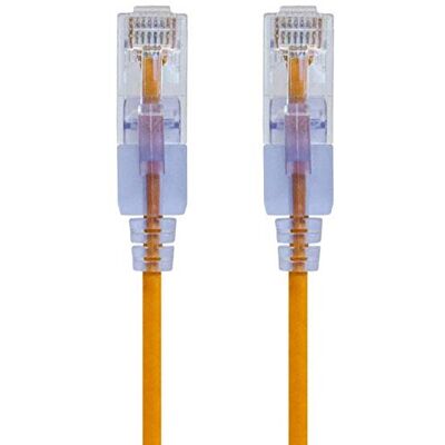 Monoprice 116322 SlimRun Cat6A Ethernet propojovací kabel snagless RJ45 UTP Pure Bare měděný drát 10G 30AWG 0,9 m žlutý balení 10 ks Monoprice 116322 SlimRun Cat6A Ethernet propojovací kabel snagless RJ45 UTP Pure Bare měděný drát 10G 30AWG 0,9 m žlutý balení 10 ks