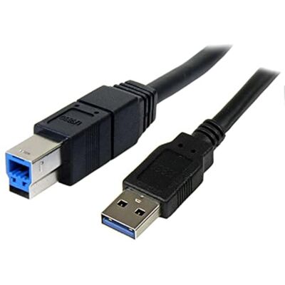 StarTech.com 3m černý SuperSpeed USB 3. 0 A na B kabel St/St USB 3. 0 připojovací kabel StarTech.com 3m černý SuperSpeed USB 3. 0 A na B kabel St/St USB 3. 0 připojovací kabel