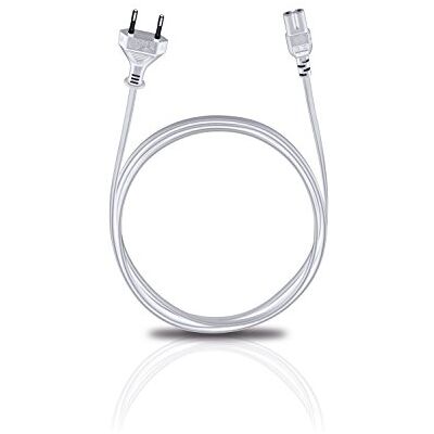 OEHLBACH Powercord C7 / 300 síťový kabel 2pólový s euro zástrčkou (CEE7/16) testováno VDE vysoce flexibilní, vynikající bezpečnost kontaktů 3 m bílý OEHLBACH Powercord C7 / 300 síťový kabel 2pólový s euro zástrčkou (CEE7/16) testováno VDE vysoce flexibilní, vynikající bezpečnost kontaktů 3 m bílý