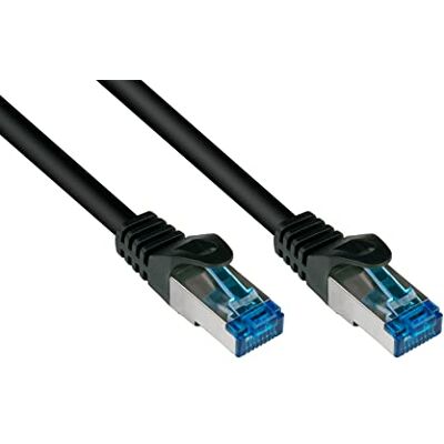 Good Connections ® SmartFLEX Cat.6A propojovací kabel 15 m vysoce flexibilní krátký 10-GIGABIT prémiový ethernetový kabel měděný vodič / CU ochrana rastnosu S/FTP PiMF bez halogenů (LSZH) - Good Connections ® SmartFLEX Cat.6A propojovací kabel 15 m vysoce flexibilní krátký 10-GIGABIT prémiový ethernetový kabel měděný vodič / CU ochrana rastnosu S/FTP PiMF bez halogenů (LSZH) -