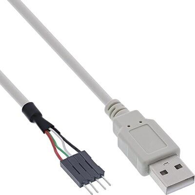 InLine ® USB 2.0 Adapterkabel Stecker A auf Pfostenstecker, 0,4m InLine ® USB 2.0 Adapterkabel Stecker A auf Pfostenstecker, 0,4m