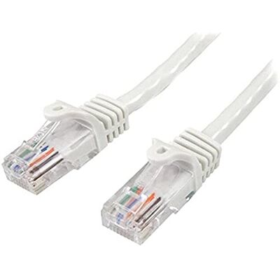 StarTech.com 10m Cat5e Ethernet Netzwerkkabel Snagless mit RJ45 Cat 5e UTP Kabel Weiß StarTech.com 10m Cat5e Ethernet Netzwerkkabel Snagless mit RJ45 Cat 5e UTP Kabel Weiß