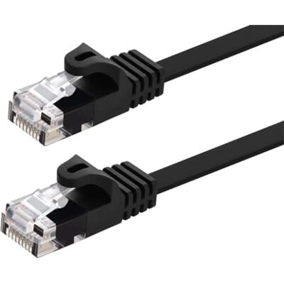 Monoprice propojovací kabel Cat5e, plochý, UTP, 30 AWG, 350 MHz, čistá měď, ochrana proti zlomení, RJ45 série Flexboot, ethernetový kabel, černý, 30,5 m Monoprice propojovací kabel Cat5e, plochý, UTP, 30 AWG, 350 MHz, čistá měď, ochrana proti zlomení, RJ45 série Flexboot, ethernetový kabel, černý, 30,5 m
