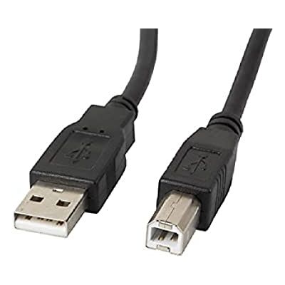 Lanberg CA-USBA-11CC-0050-BK USB 2.0 A-Stecker auf USB 2.0 B-Stecker Kabel mit Ferritenkern, 5m schwarz Lanberg CA-USBA-11CC-0050-BK USB 2.0 A-Stecker auf USB 2.0 B-Stecker Kabel mit Ferritenkern, 5m schwarz